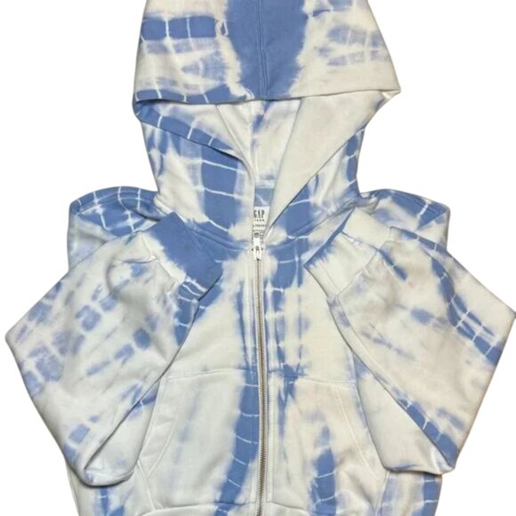 New! GAP teen tie-dye print zip-up hoodie - Picture 1 of 7
